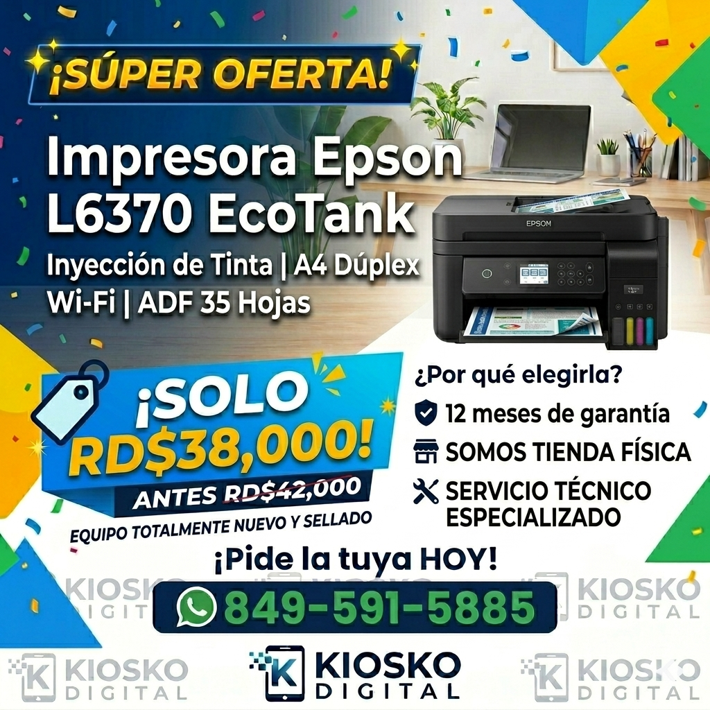 EPSON L 6370 MULTIFUNCIONAL DE FABRICA