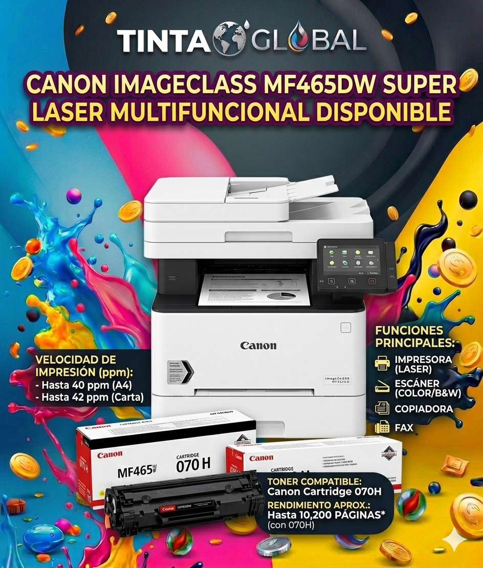 Canon imageCLASS MF465dw  mulficuncionales laser