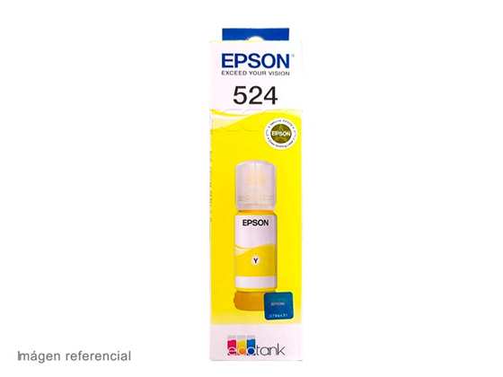 TINTA EPSON 524  AMARILLA ORIGINAL