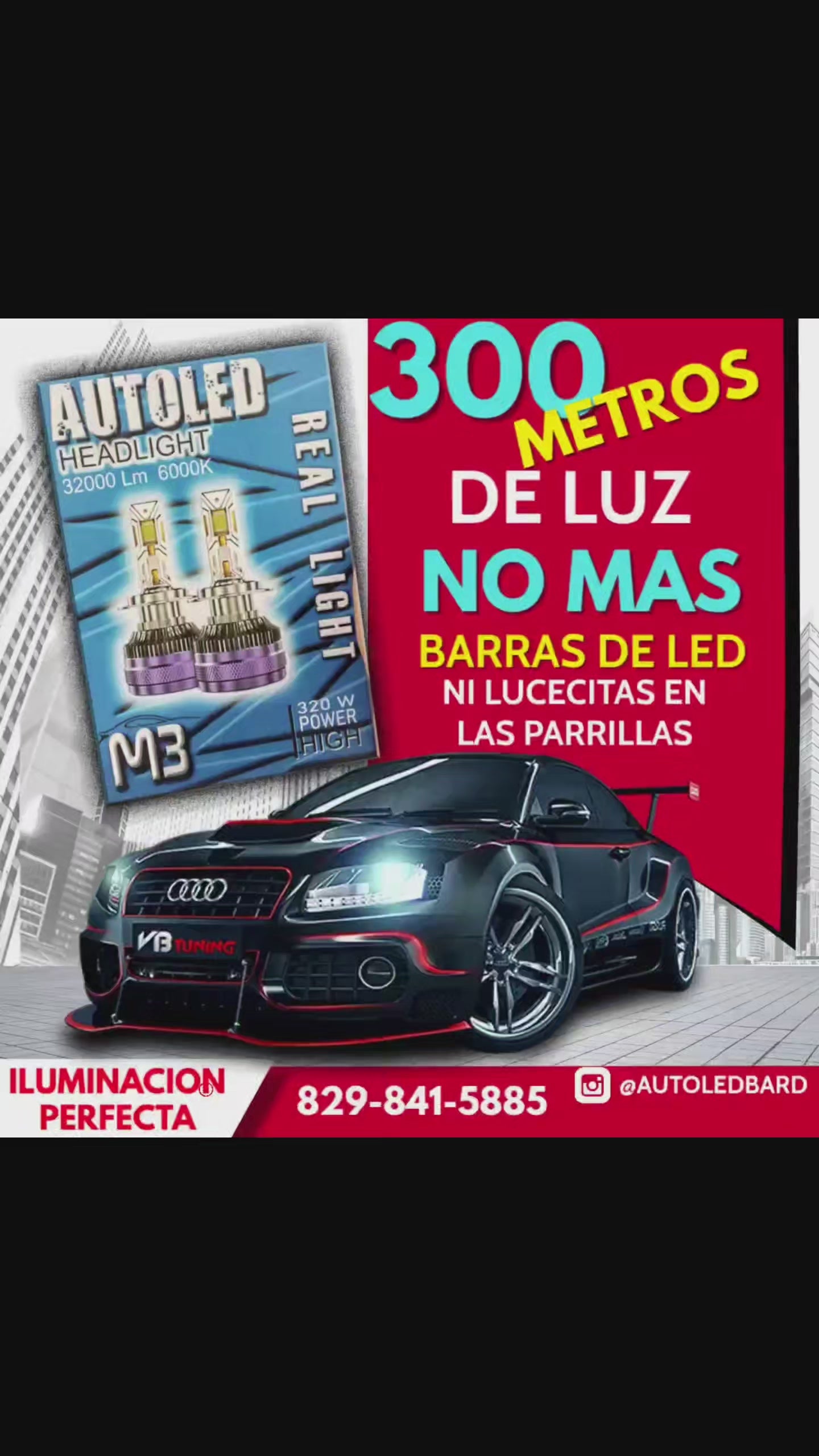 Kit de luces led de 300 metros de distancias disponibles