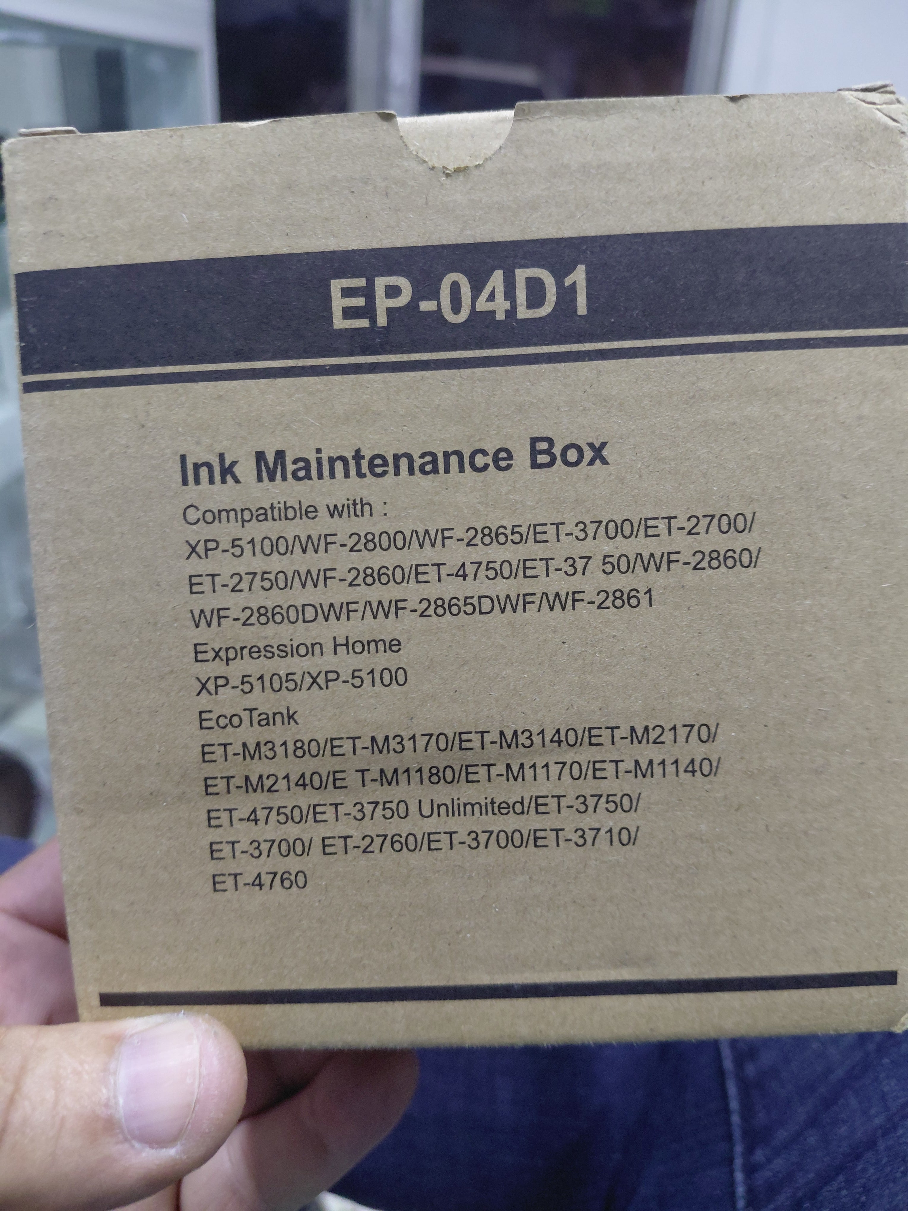 Cajas de Mantenimiento T04D1 para impresoras EPSON