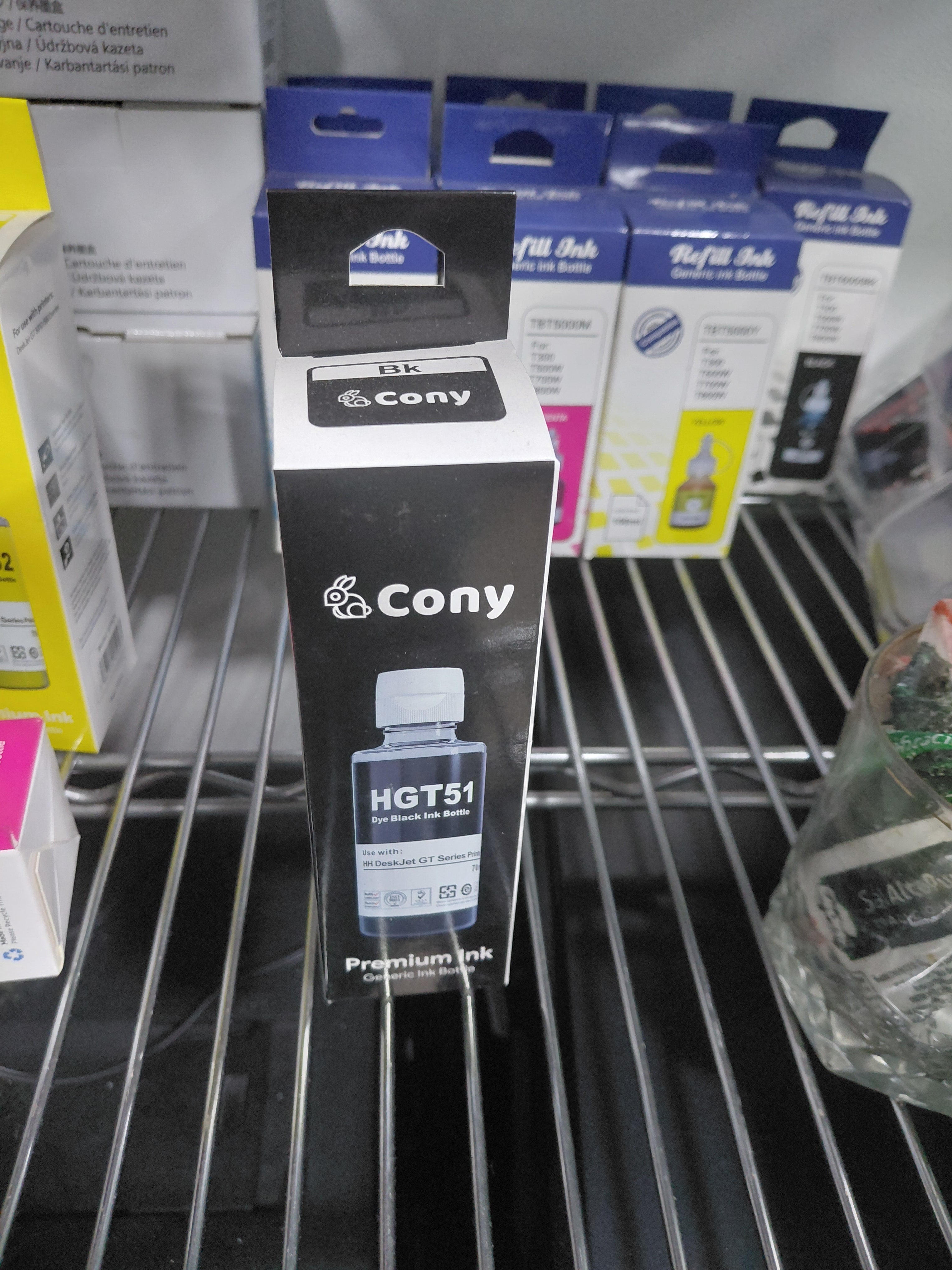 Compatible tinta hp GT 52 negra
