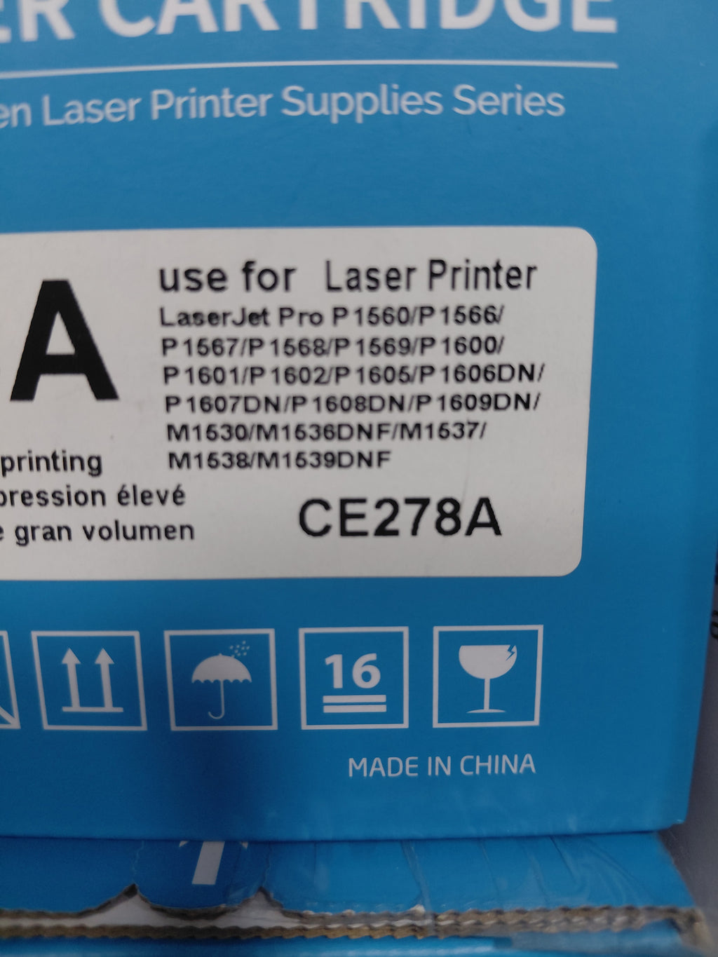 Toner ASTA  hp. CE278A. comp hp. 78A