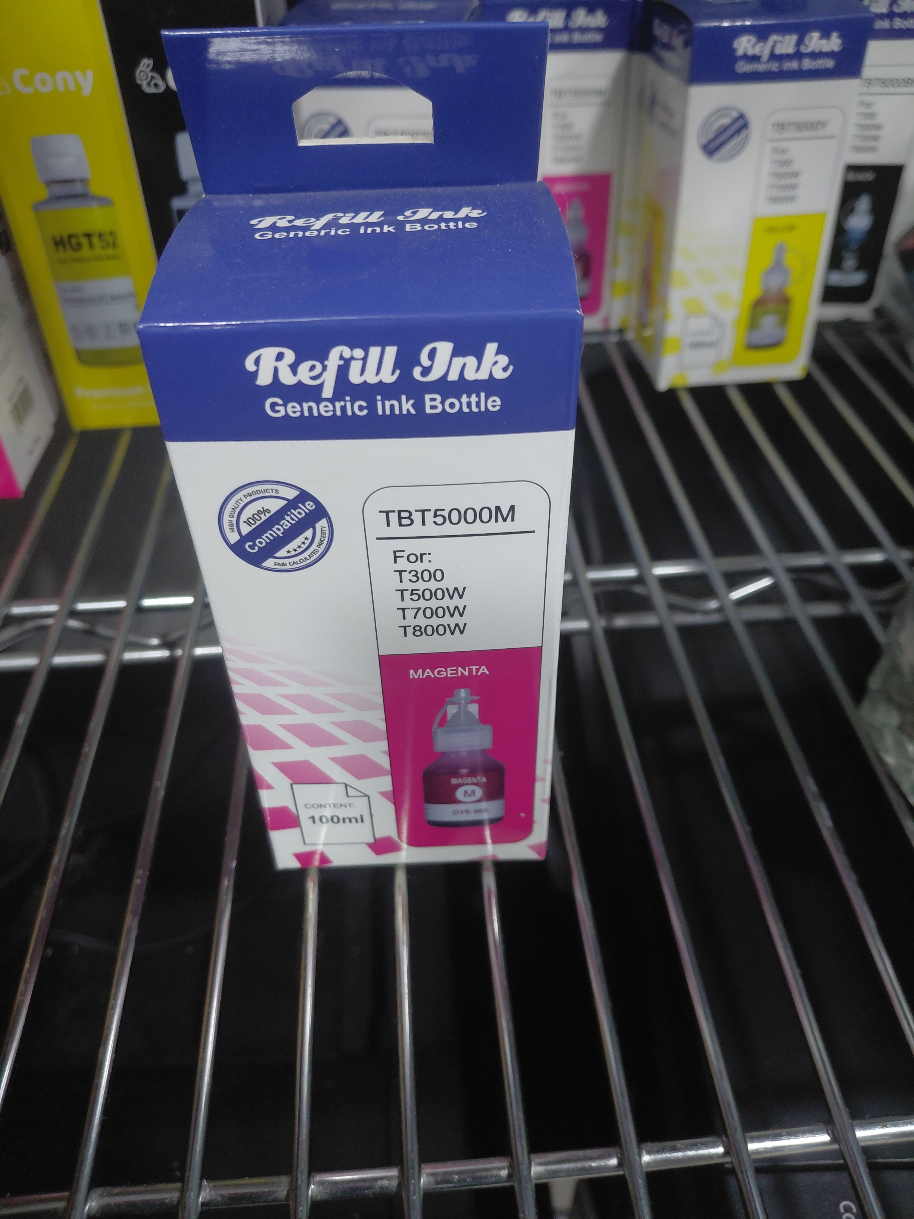 Compatible tinta Brother de 100 ml roja