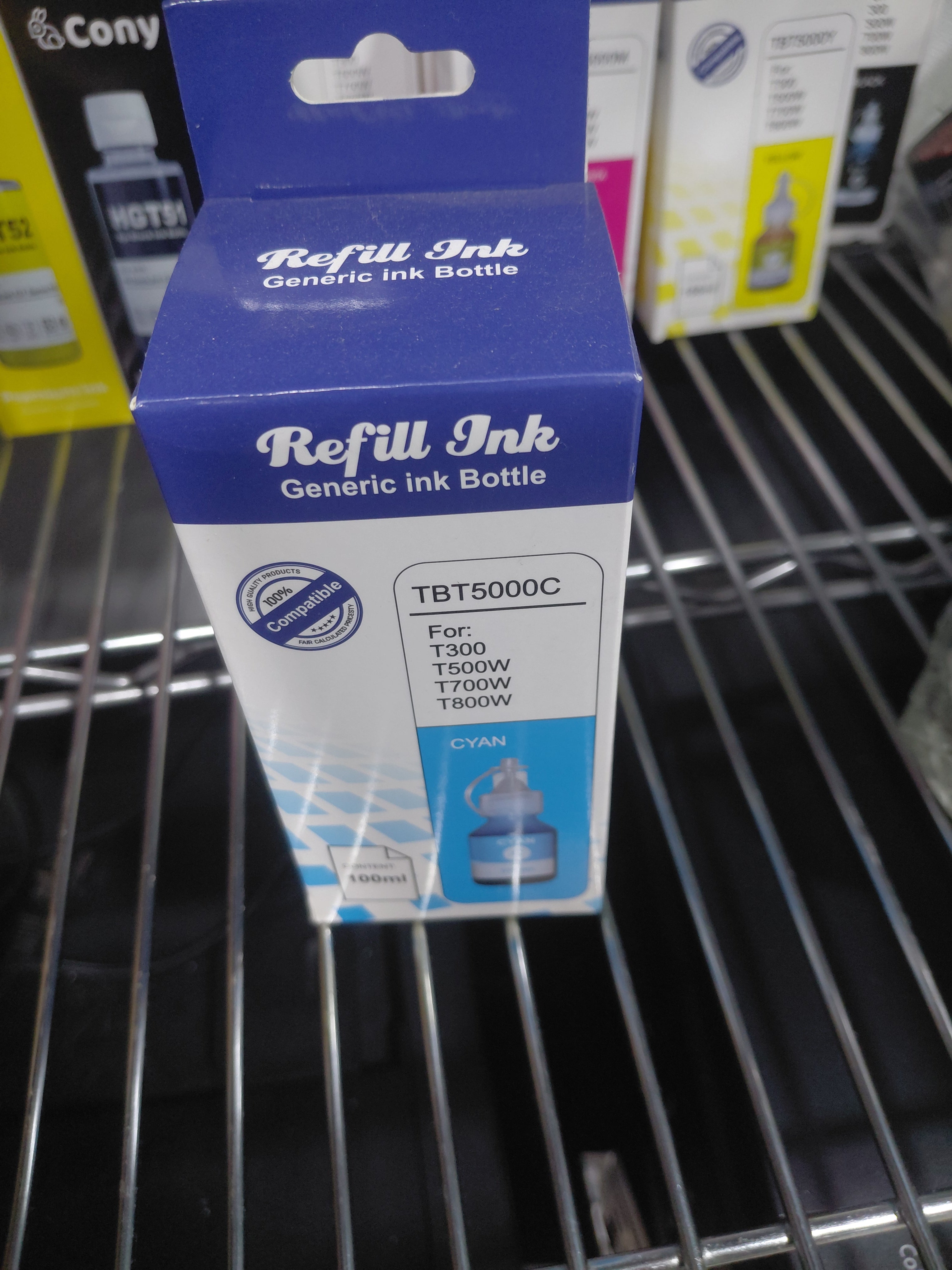 Compatible tinta Brother de 100 ml Azul