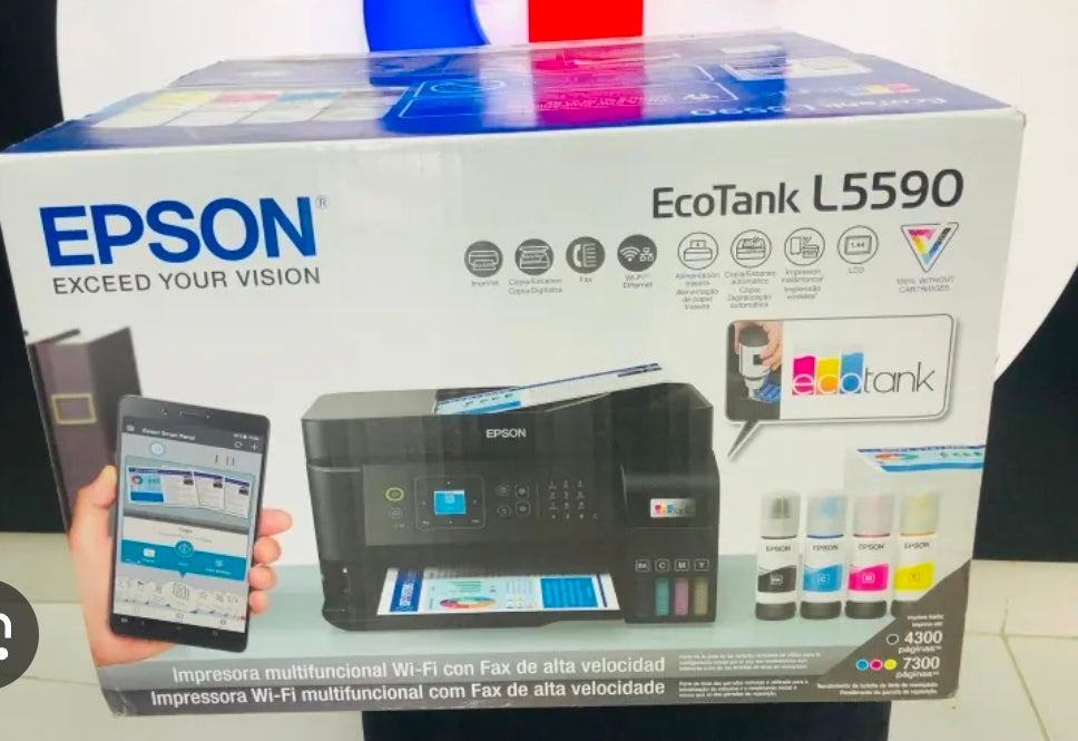 Epson L 5590. Multifuncional sistema de tinta de fabrica Copia legal imprime legal