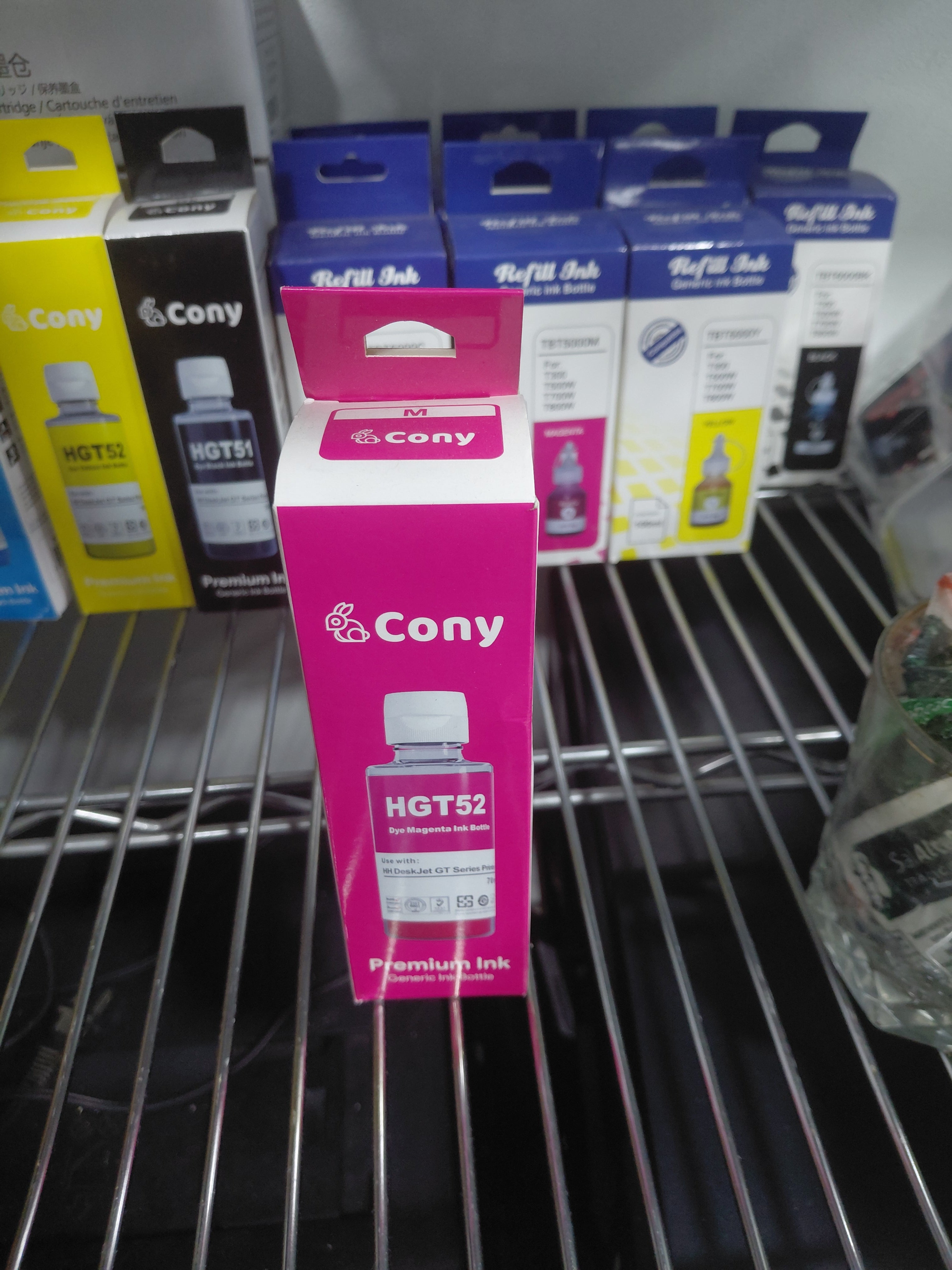 Compatible tinta hp GT 52 roja