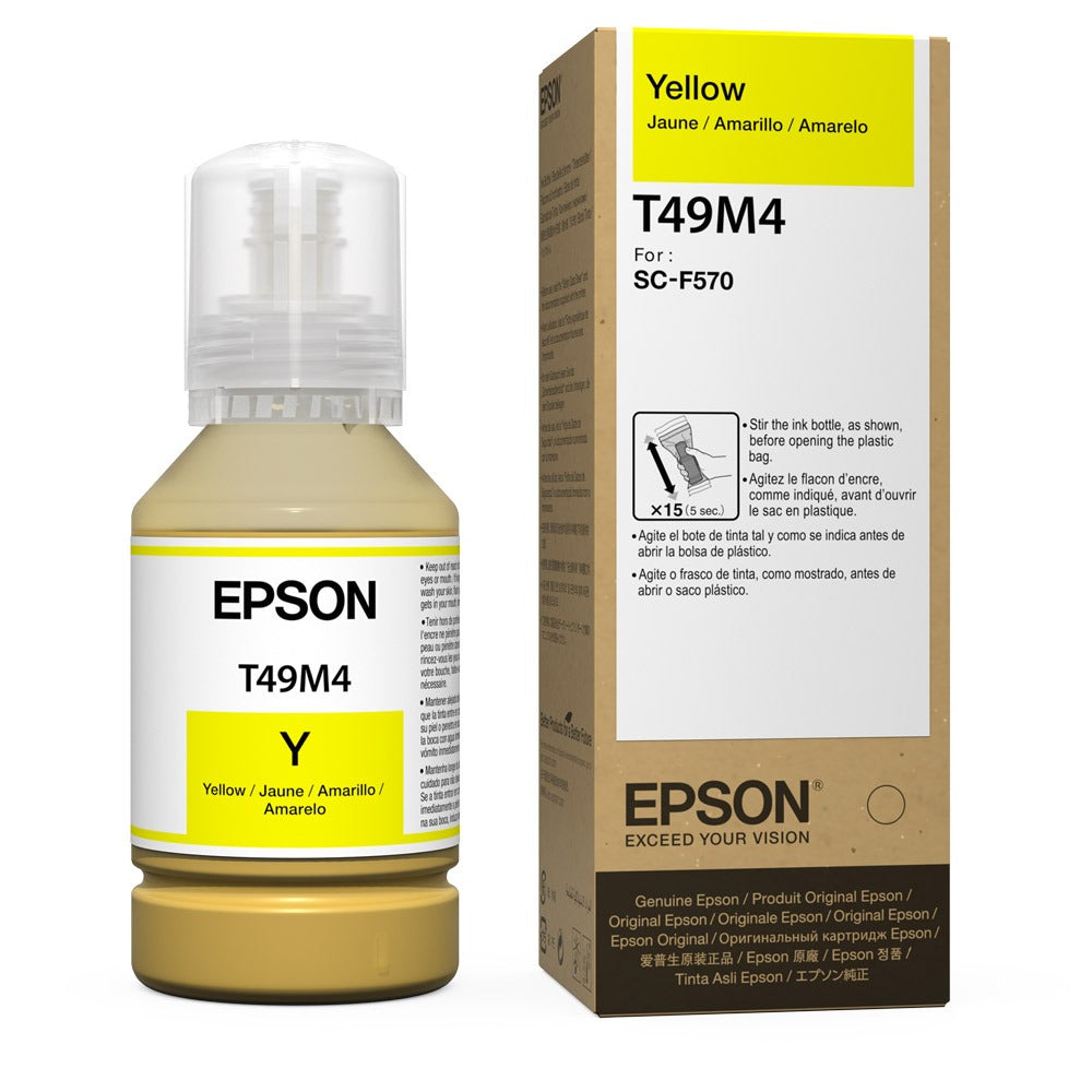 Epson T49M4. Para epson F 170. Amarilla Sublimacion para epson f 170 y epson f 570